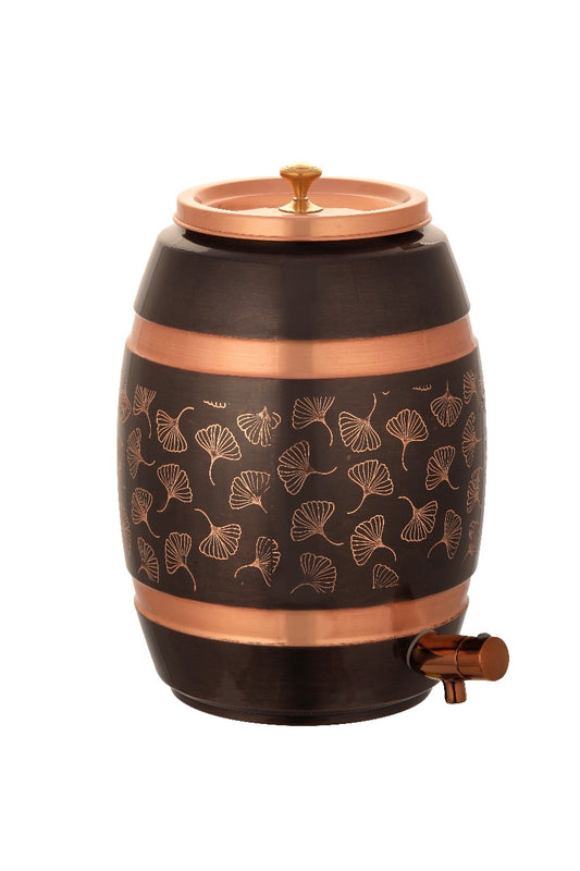 Oreo Barrel Leaf Copper Dispenser