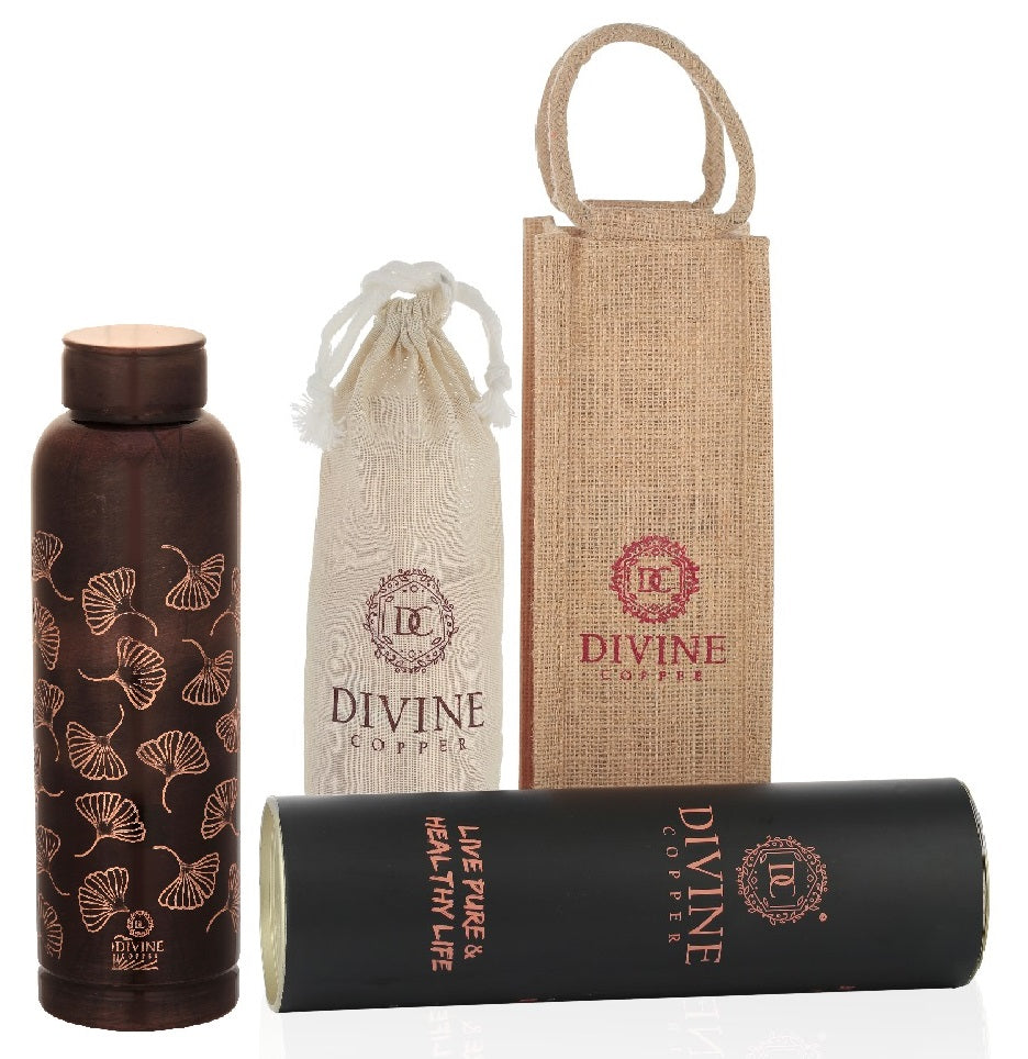 OREO-Mushroom Pure Copper Water Bottle