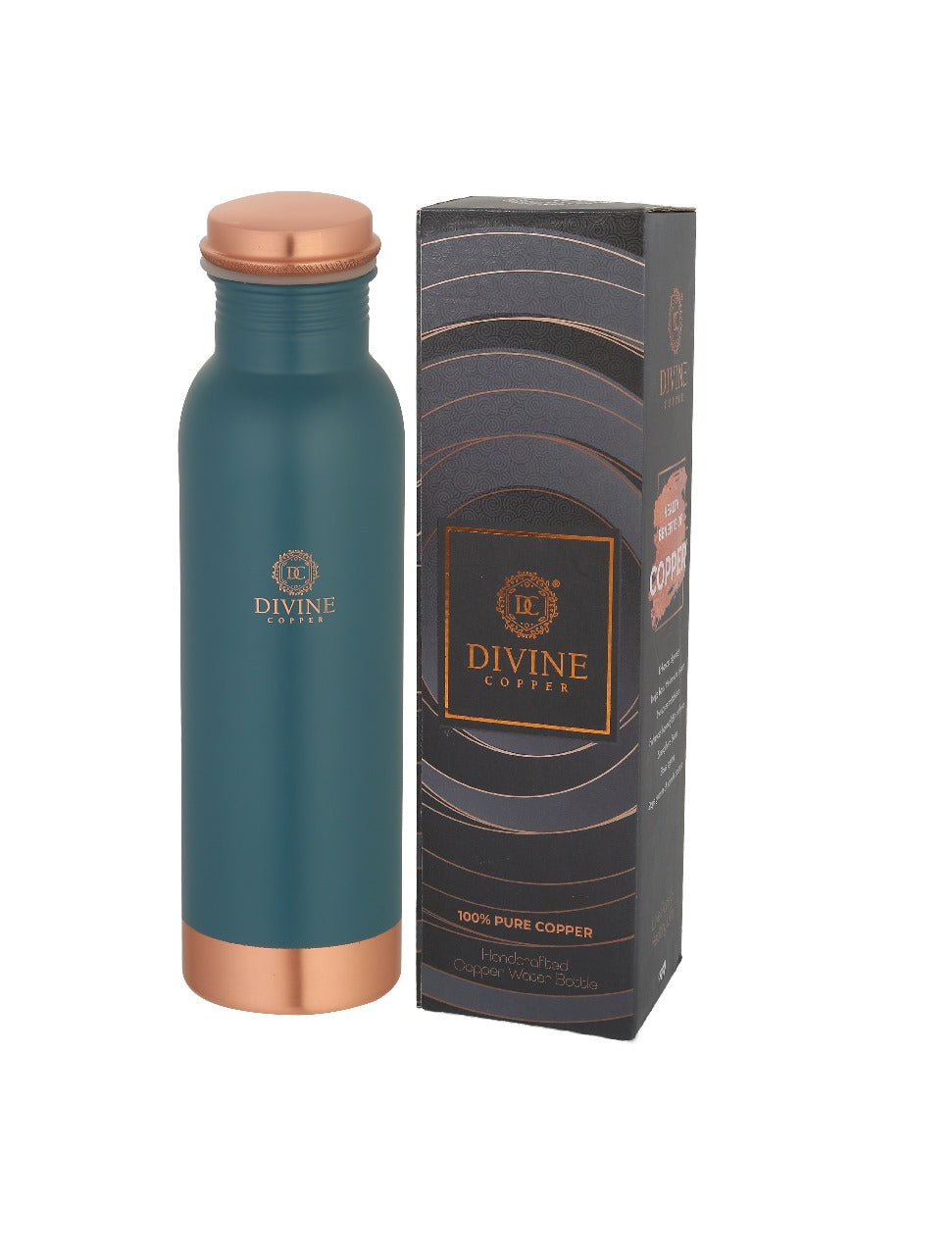 PIE- Green Pure copper bottle
