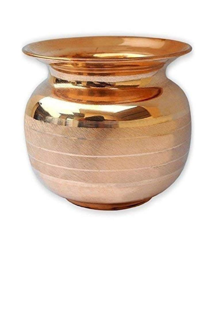 PURE COPPER LUXURY POOJA LOTA