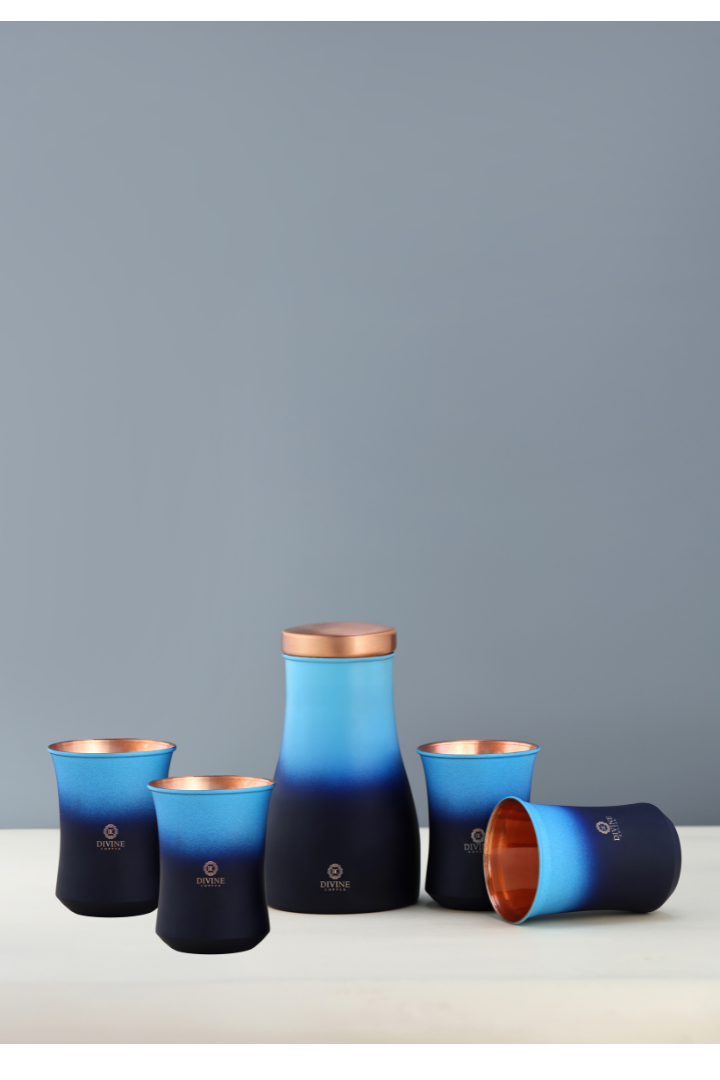 BEDROOM JAR MULTISHADE WITH 4 GLASS -GIFT SET