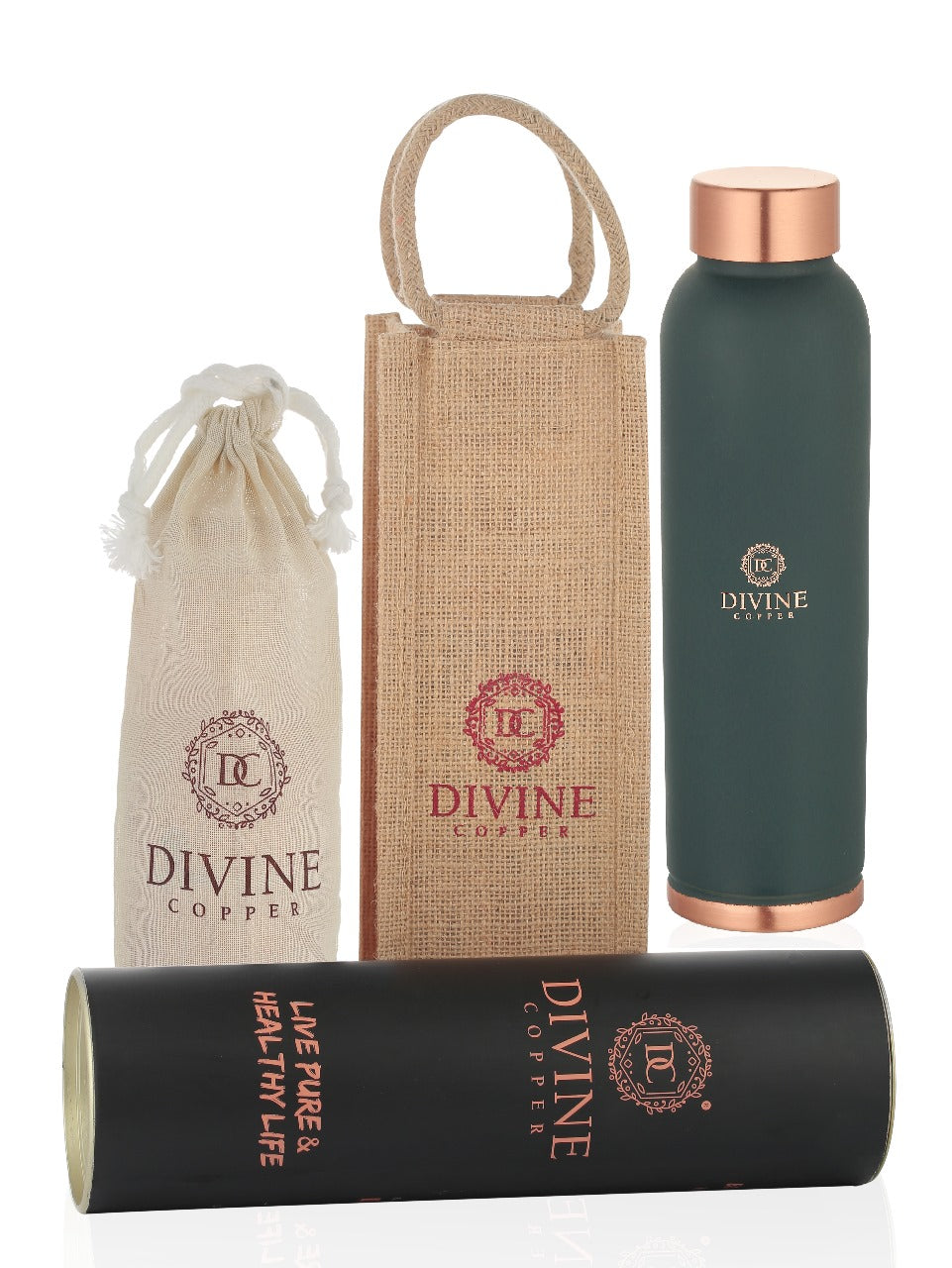 OREO - Green Pure Copper Bottle