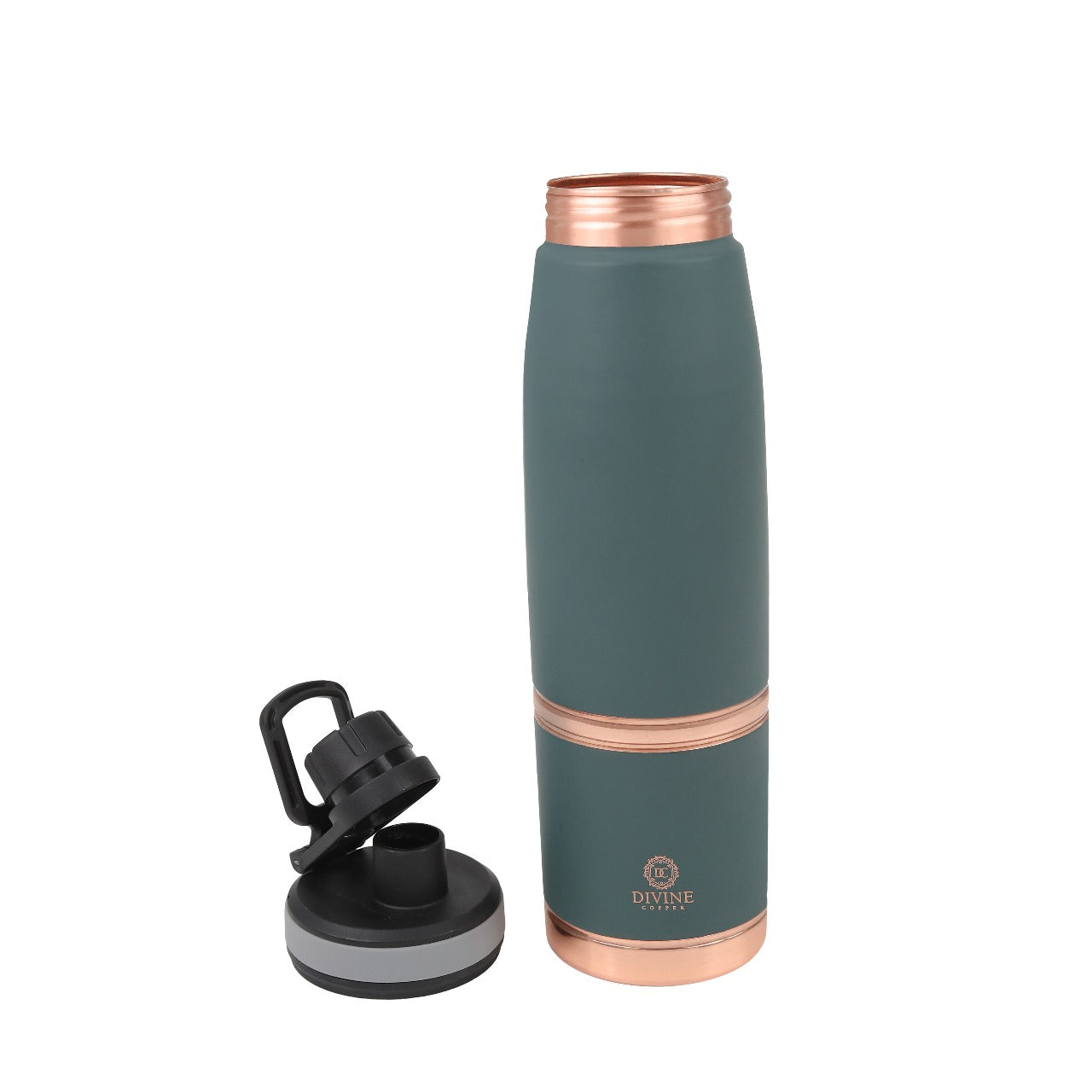 DOUGHNUT-Green Pure Copper Water Bottle