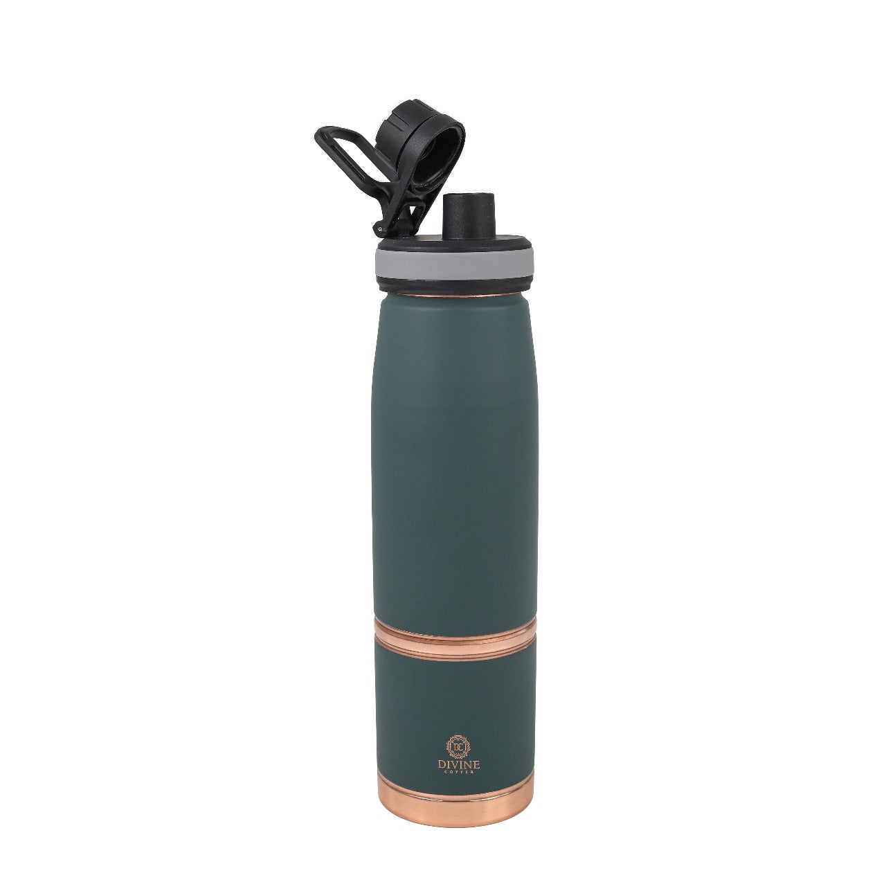 DOUGHNUT-Green Pure Copper Water Bottle