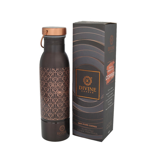AQUA Black -Pure Copper Water Bottle