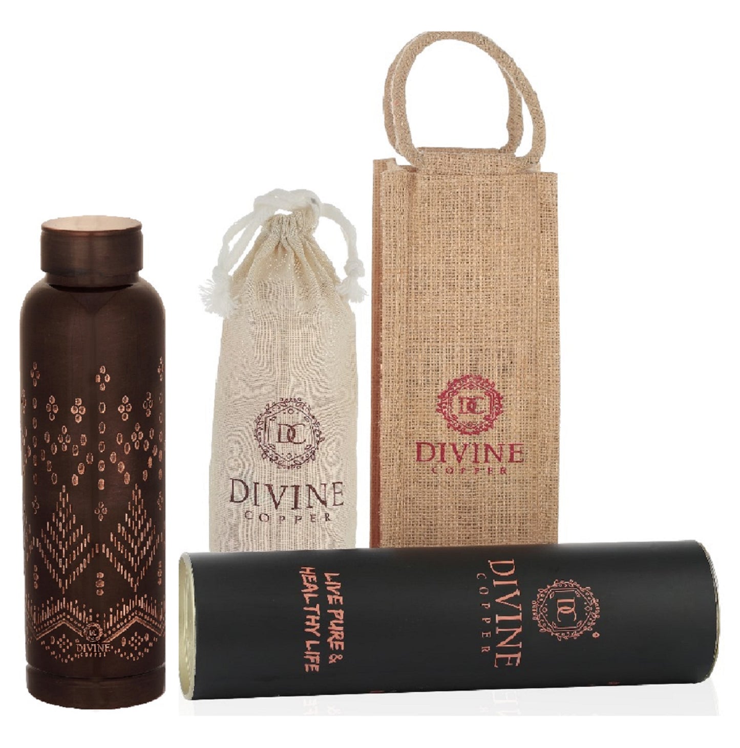 OREO -Christmas Pure Copper Water Bottle