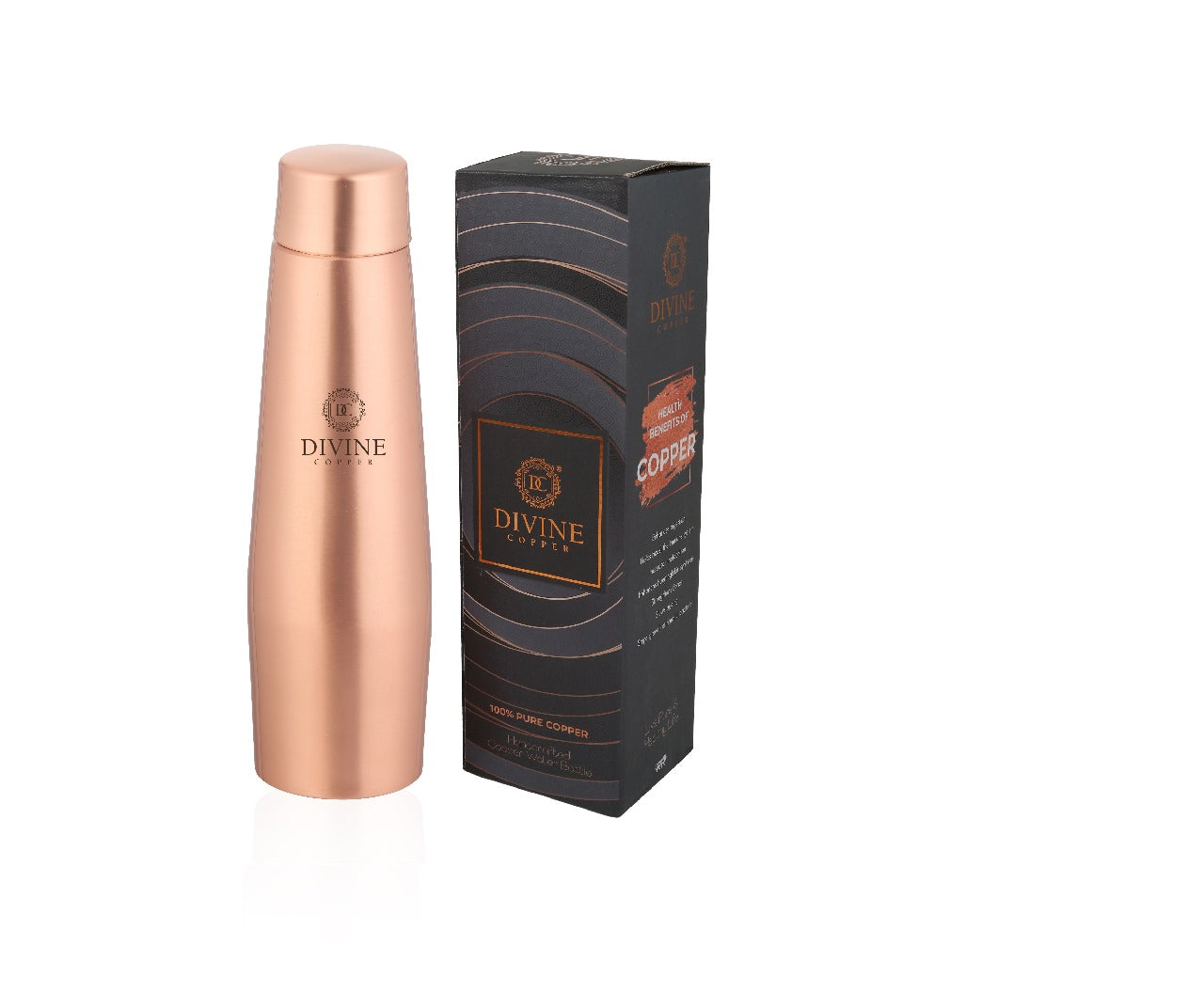 CROWN -Golden Pure Copper Water Bottle