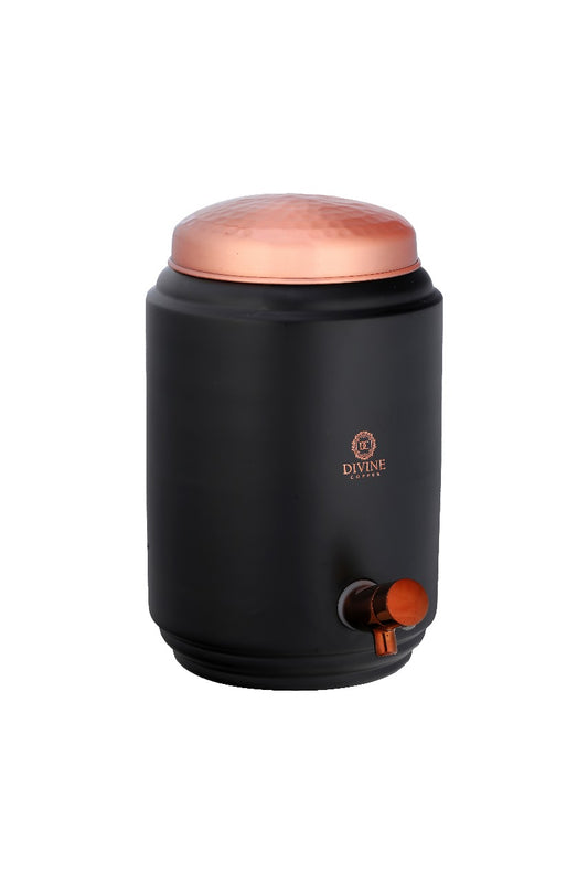 Pure Copper Water Dispenser – Black Matte Finish