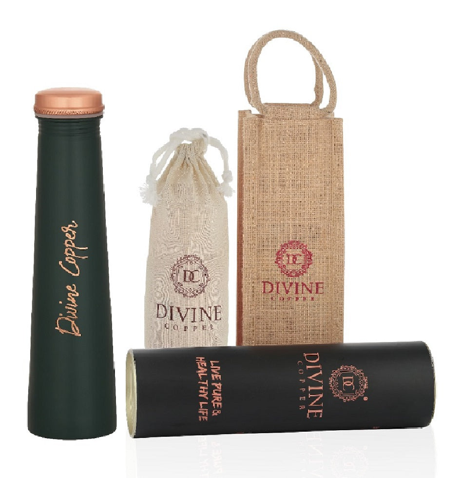FROYO - Bliss Green Pure Copper Water Bottle