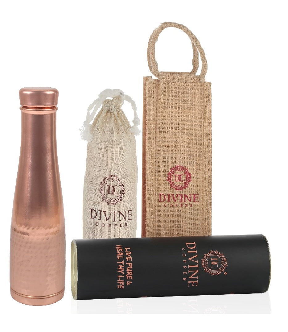 BISON Antique -Pure Copper Water Bottle