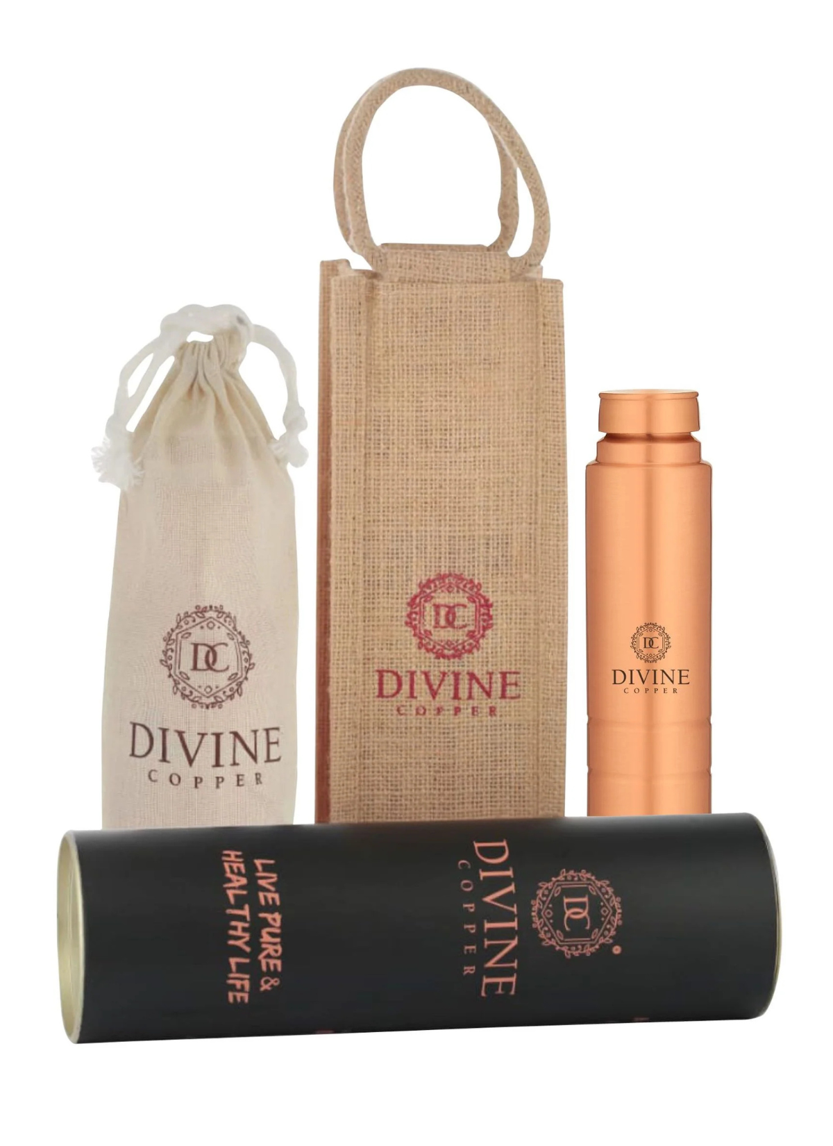 KING Plain-Pure copper water bottle