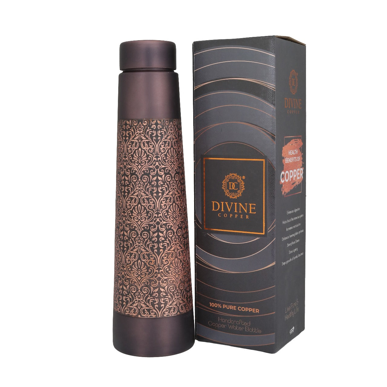 RIVERA -Pure Copper Water Bottle