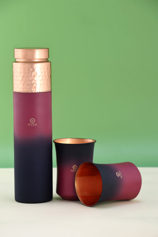 JELLY MULTISHADE BOTTLE WITH 2 GLASS -GIFT SET