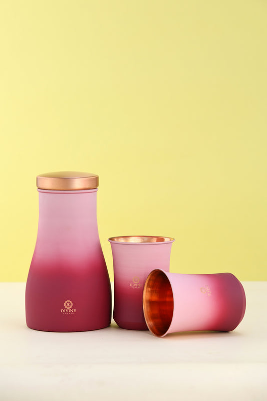 BEDROOM JAR MULTISHADE WITH 2 GLASS -GIFT SET