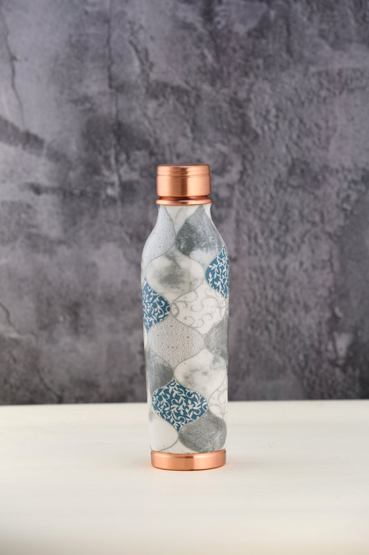 JUPITER ENAMEL PRINT-Pure Copper Water Bottle