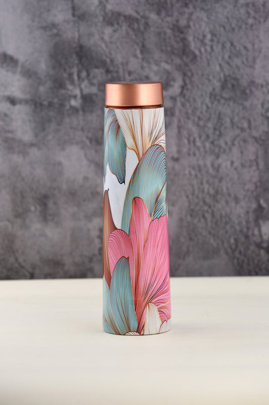 ECLAIR ENAMEL PRINT -Pure Copper Water Bottle