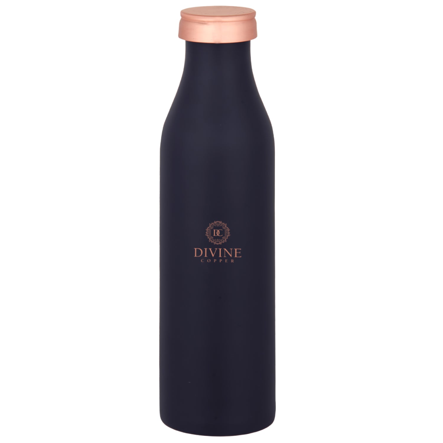 BMC Blue copper bottle with free jute carry bag