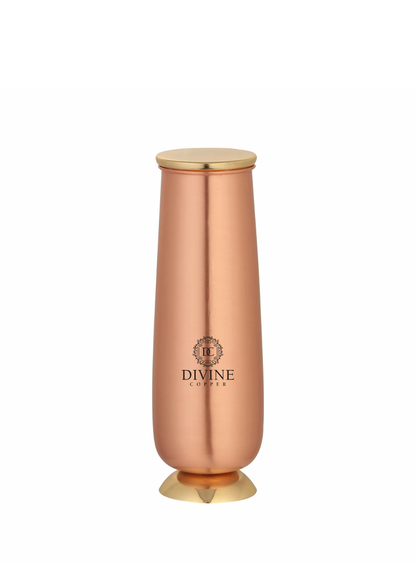 Pure copper Penguin Jar 1000ml with brass base