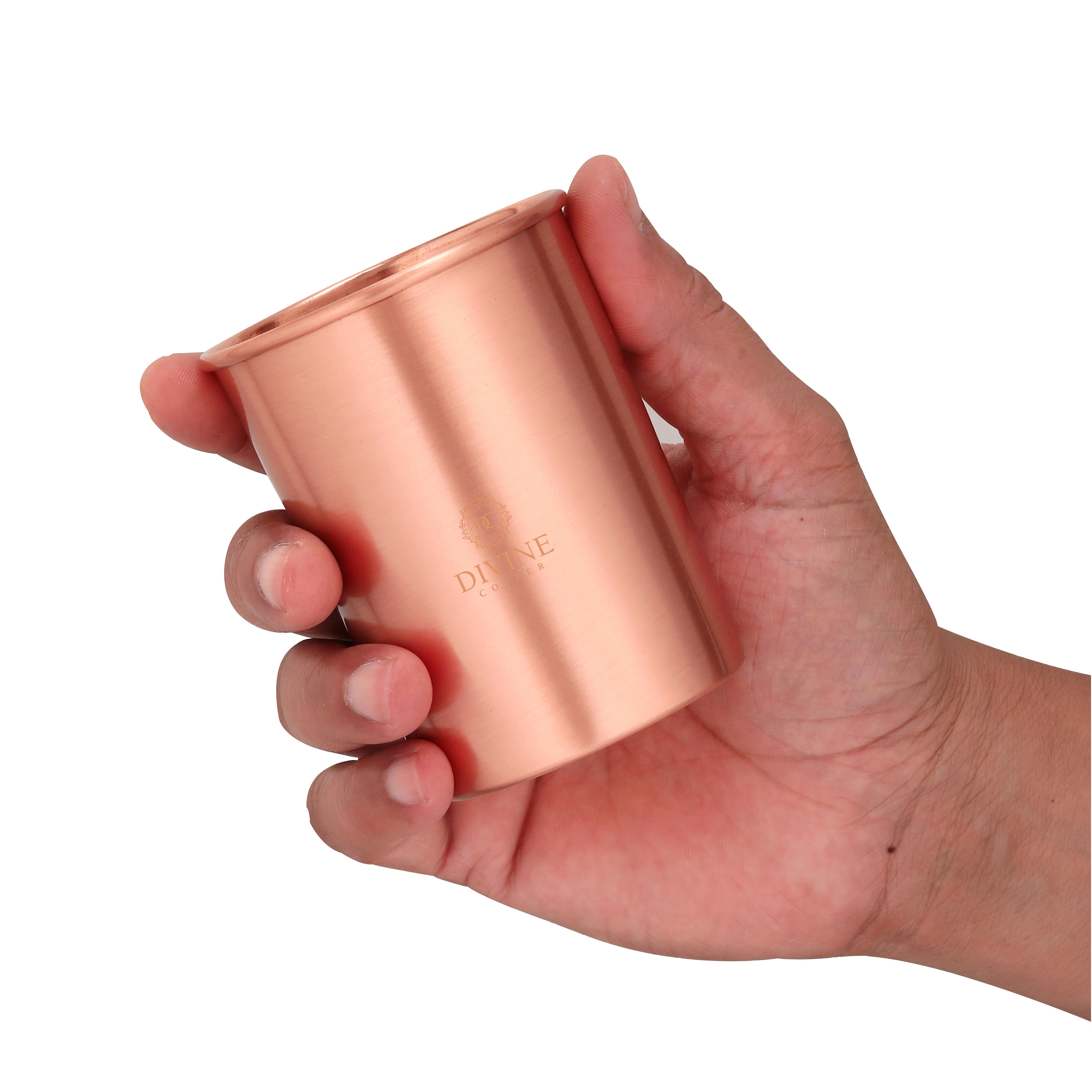 PURE COPPER PLAIN GLASS - Pack of 2