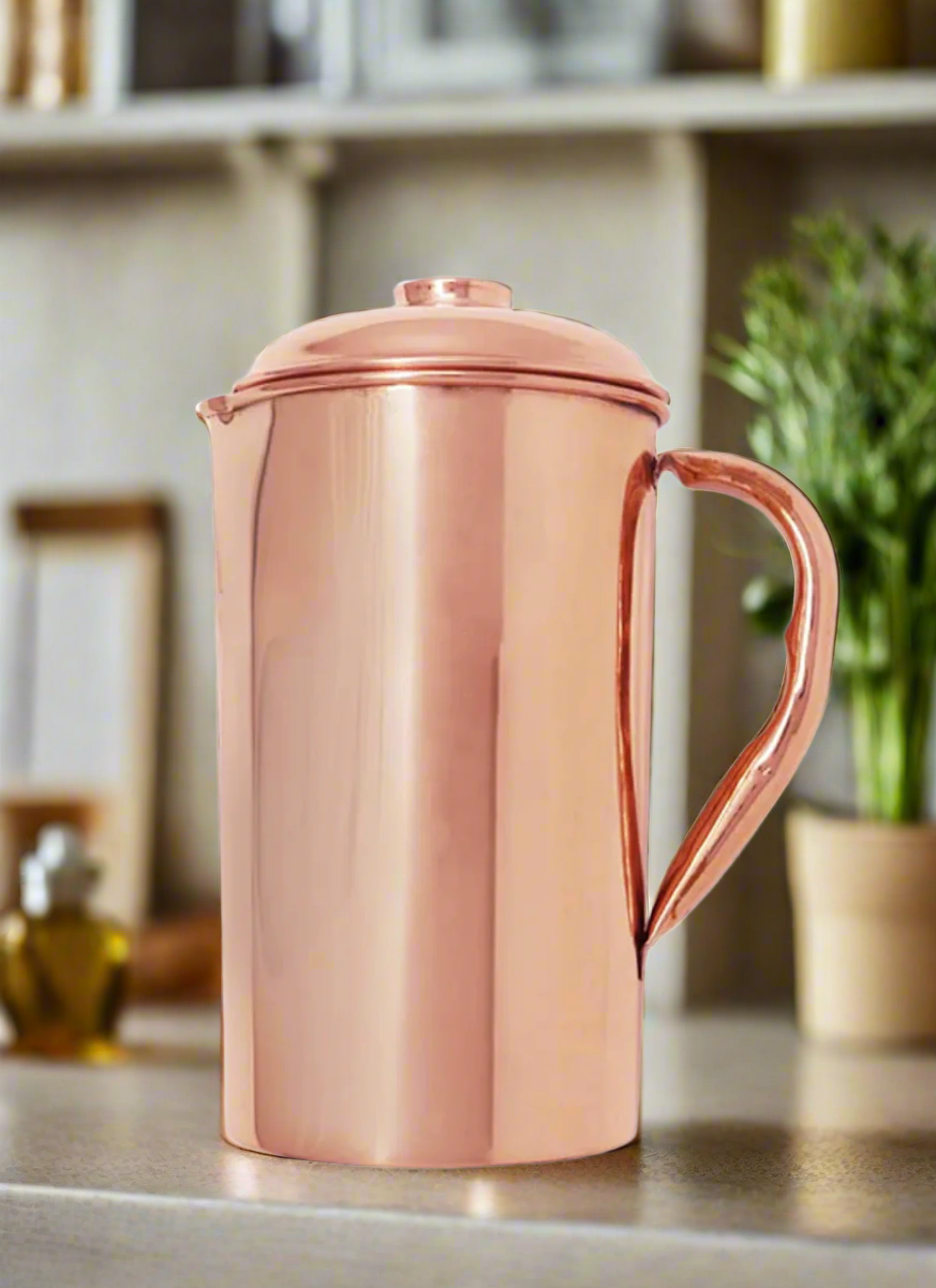 Pure Copper Plain Jug 1.5 ltr