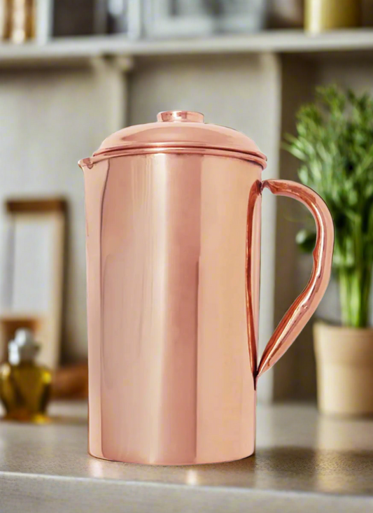 Pure Copper Plain Jug 1.5 ltr