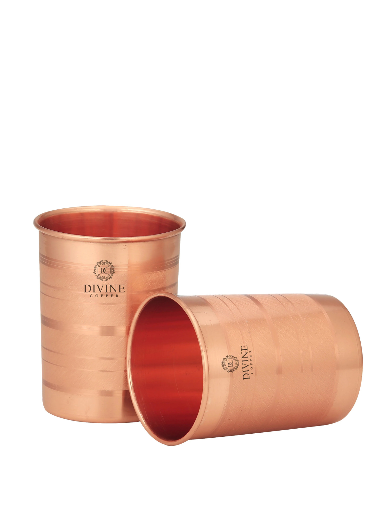 PURE COPPER LUXURY GLASS PACK OF 2 GIFT PACK