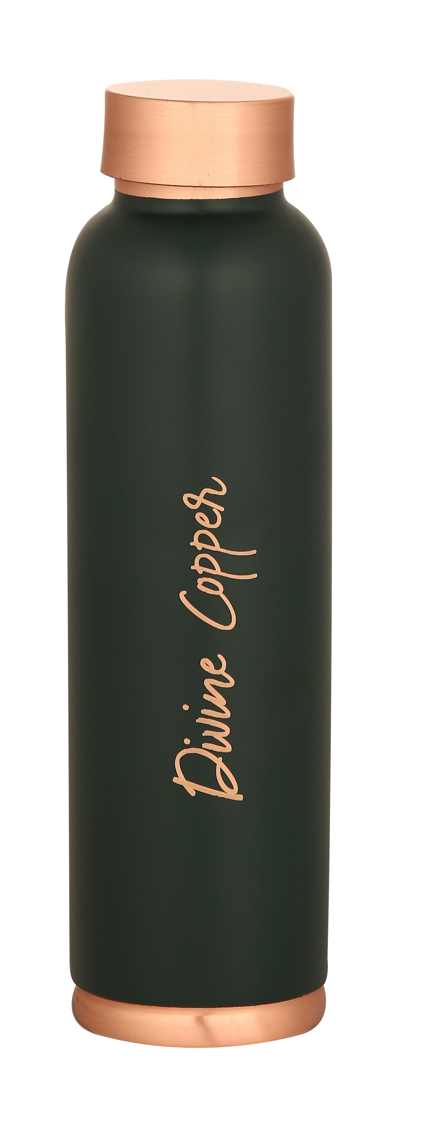 Oreo green Copper bottle with free Jute carry bag