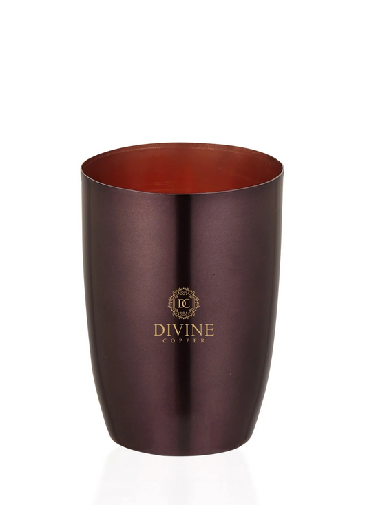 Pure copper antique dholak glass (pack of 6)