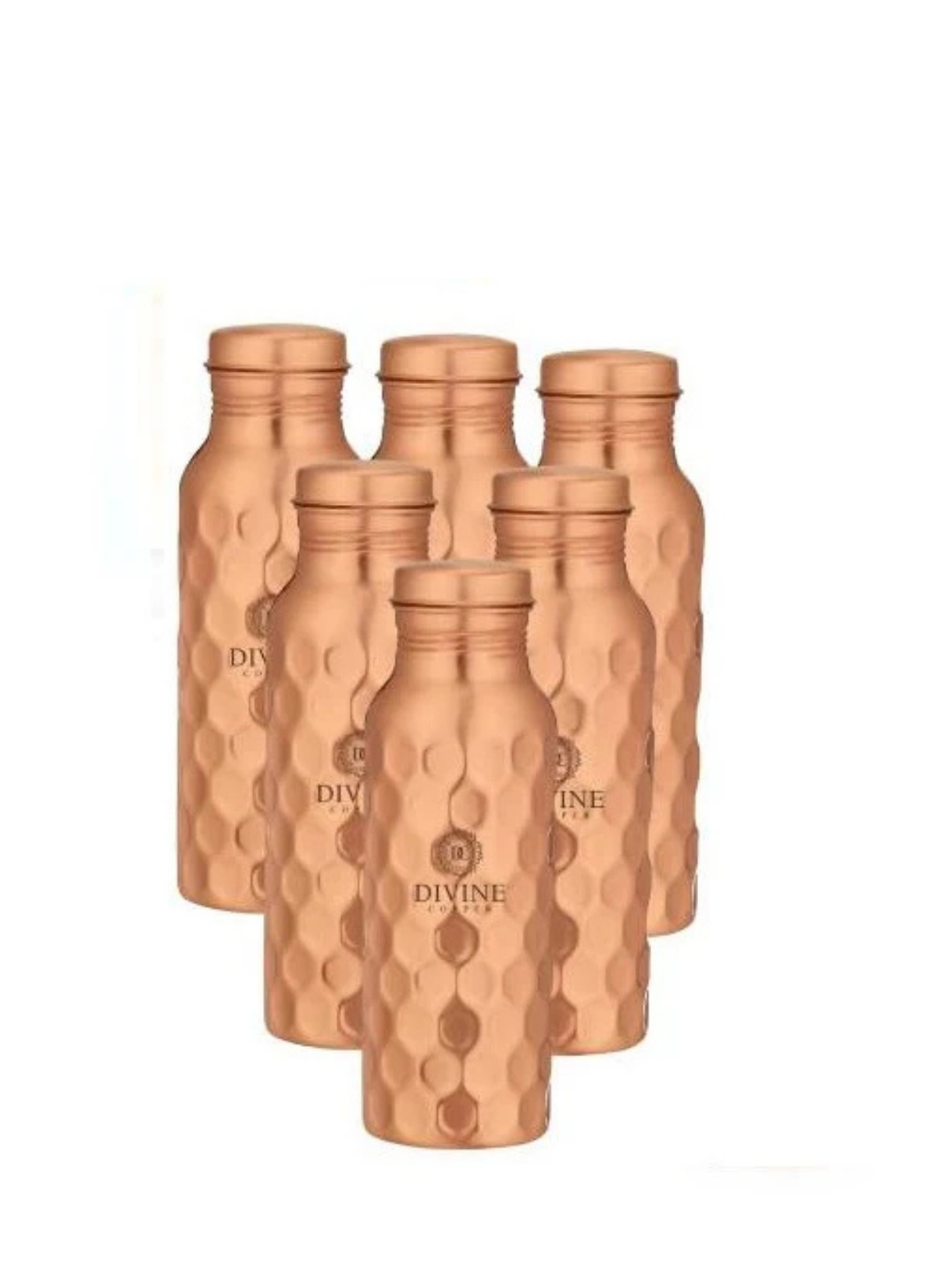 PIE diamond copper bottle 950ml ( pack of 6 combo)