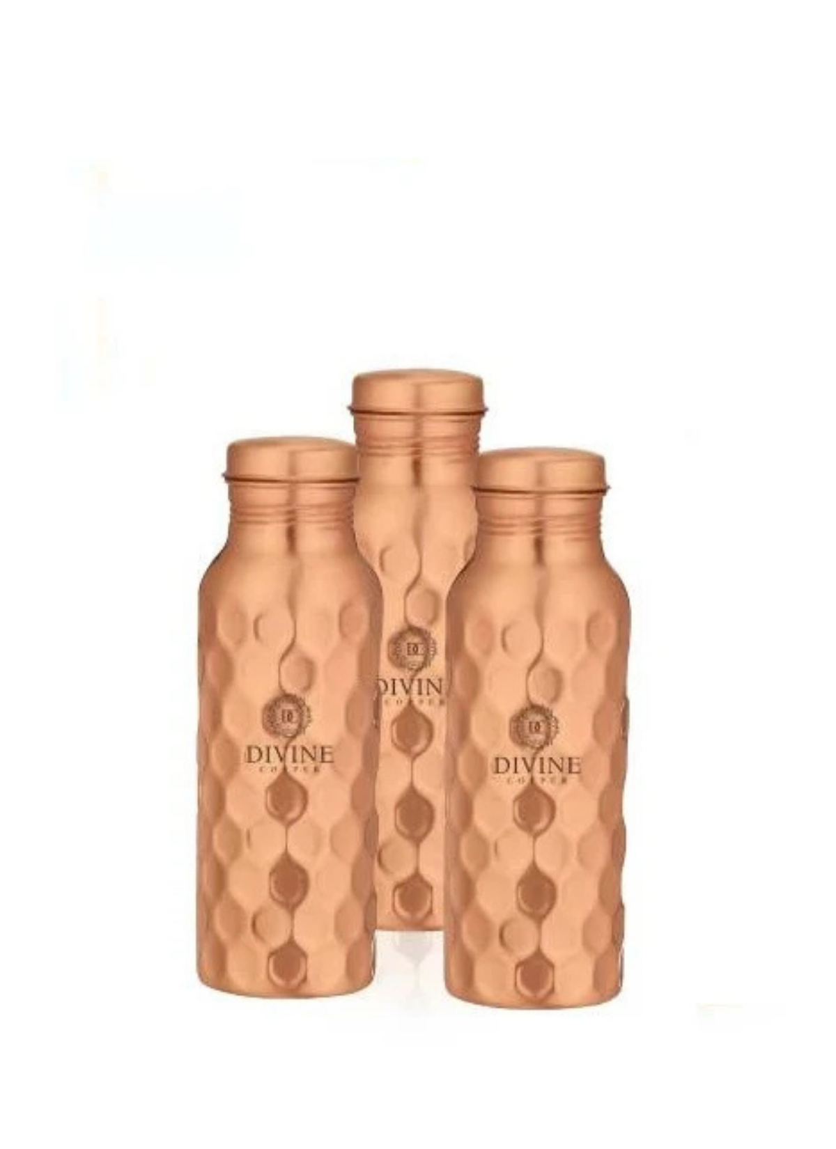 PIE diamond copper bottle 950ml ( pack of 3 combo)