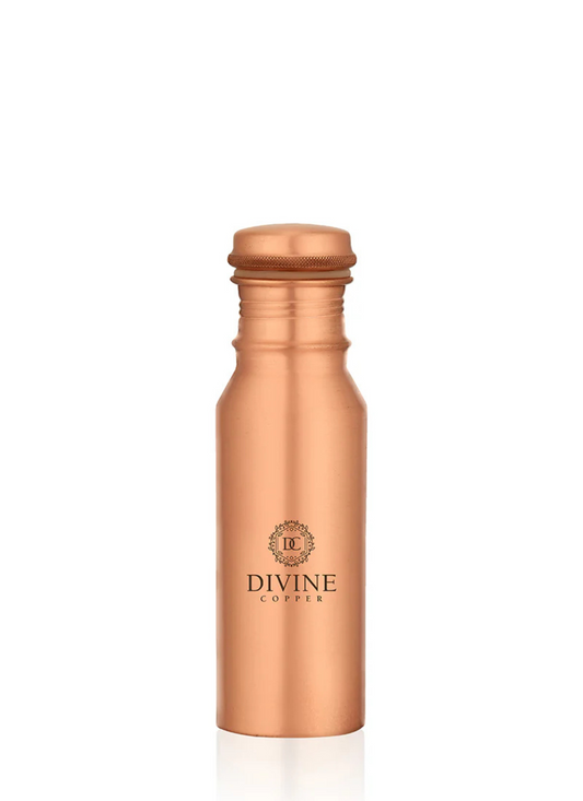 BABY PLAIN Pure Copper Tiny Bottle 350ml ( Suitable for kids & ladies )