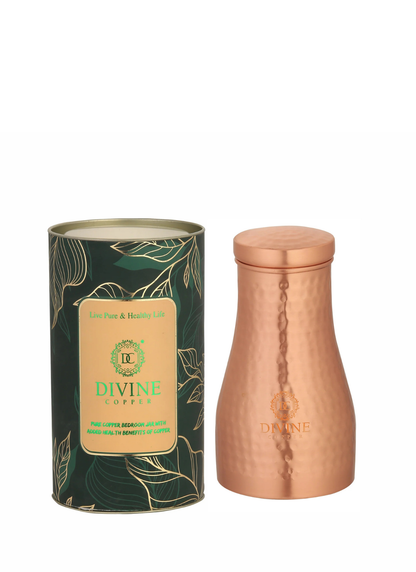 Pure copper Bedroom Jar 900ml hmd finish