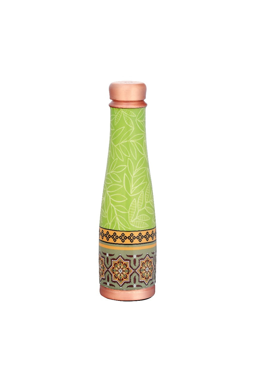BISON Green -Pure Copper Water Bottle