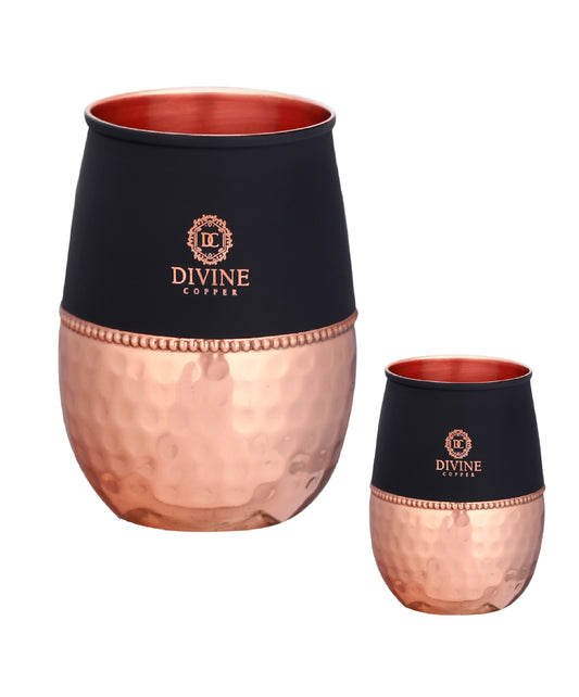 ROYAL CURVE COPPER GLASS-PACK OF 2