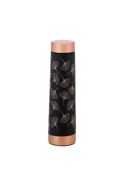 Eclair - Mashroom Print Pure Copper Bottle