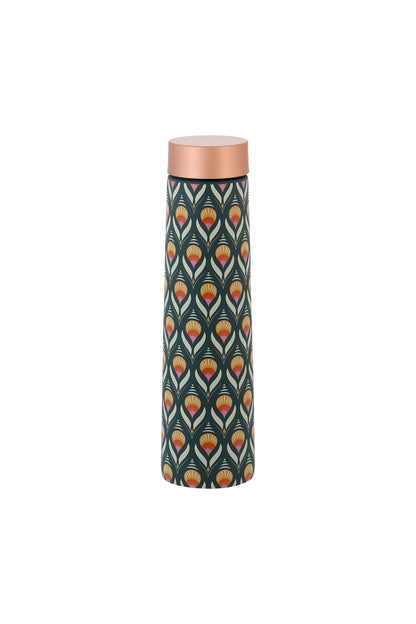 Eclair - Retro Pattern Pure Copper Bottle