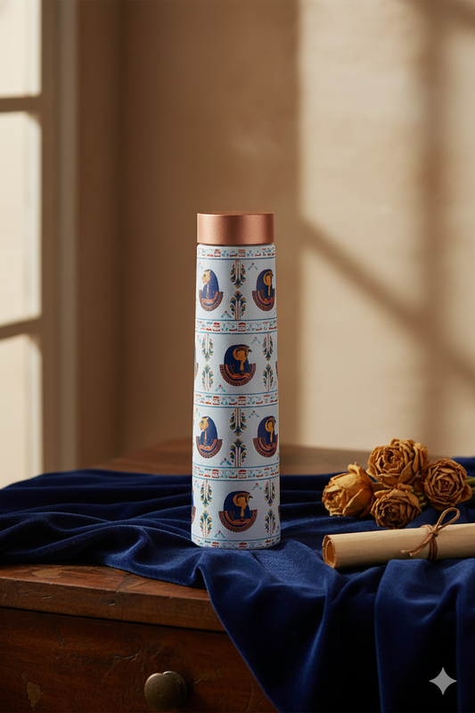 Eclair - Egyption Pattern Pure Copper Bottle