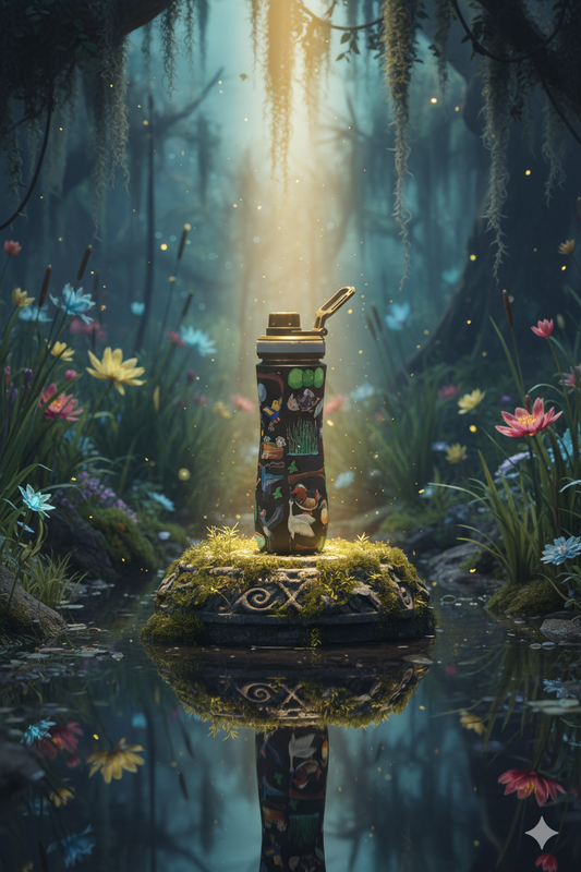 Sipper -  Animals Print Pure Copper Bottle