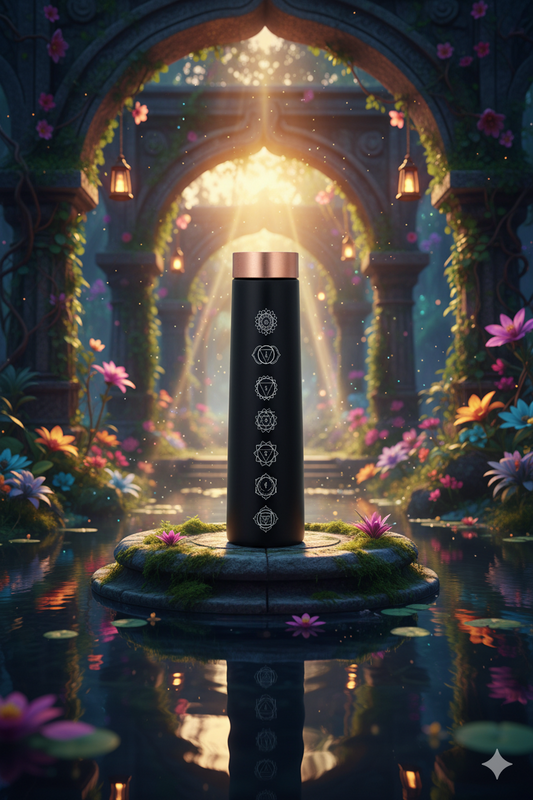 Eclair - Seven Chakras Pure Copper Bottle