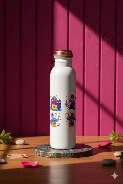 PIE - Genz Print With Pure Copper Bottle