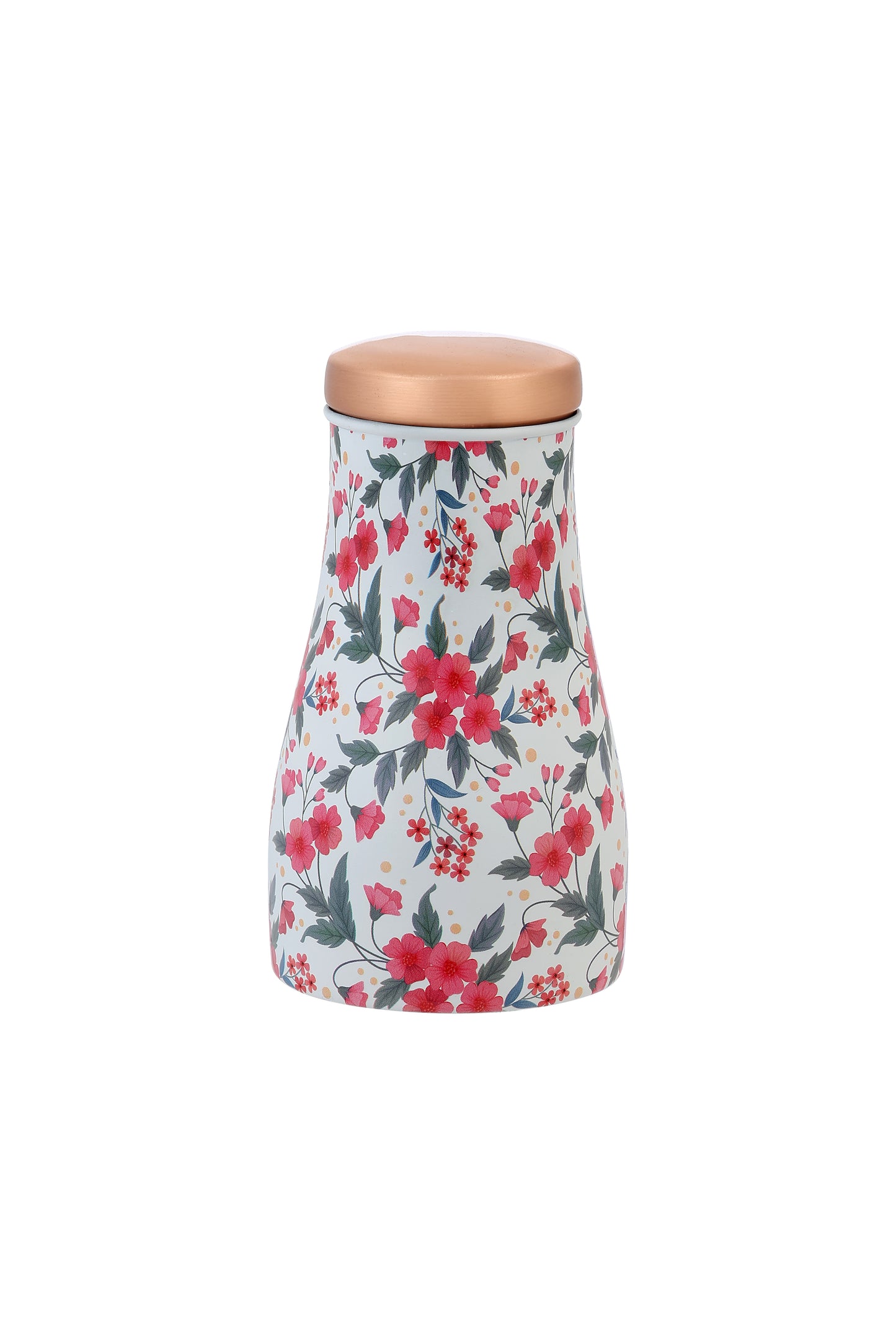 Jar - Flower Print Pure Copper Jar