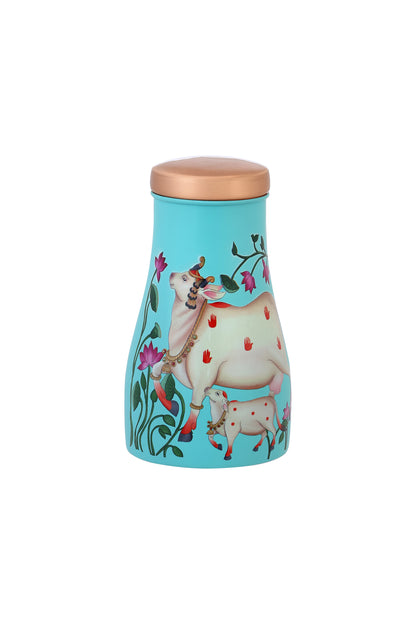 JAR - Nandi Cow Print Pure Copper Jar