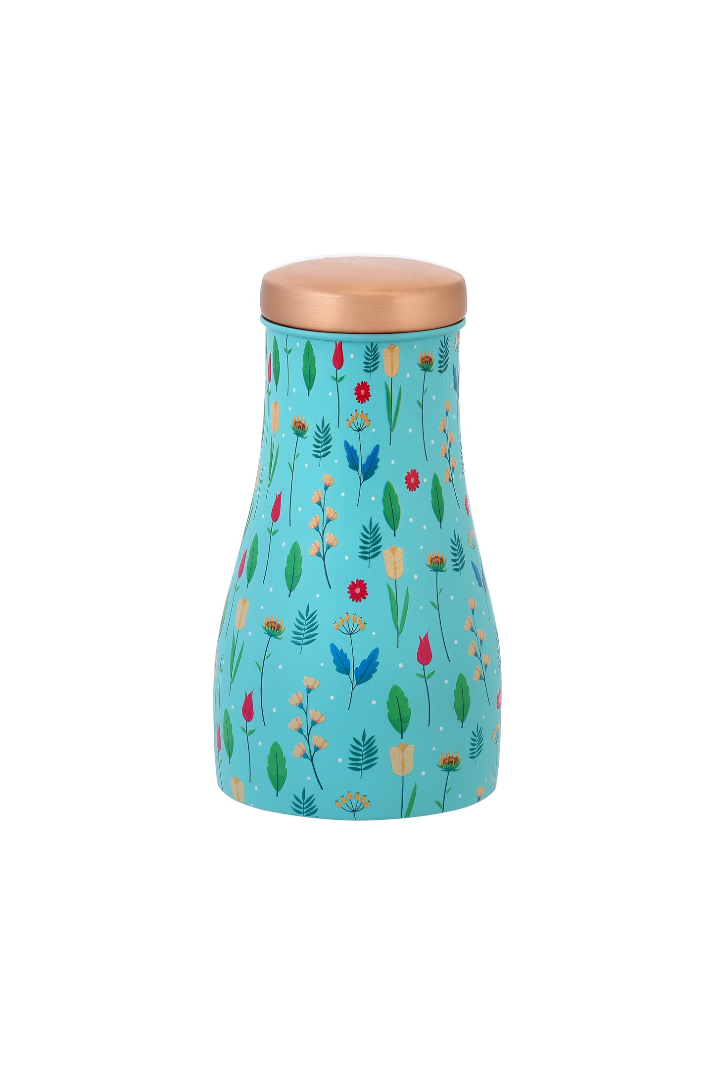 JAR - Spring Flower  Print Pure Copper Jar