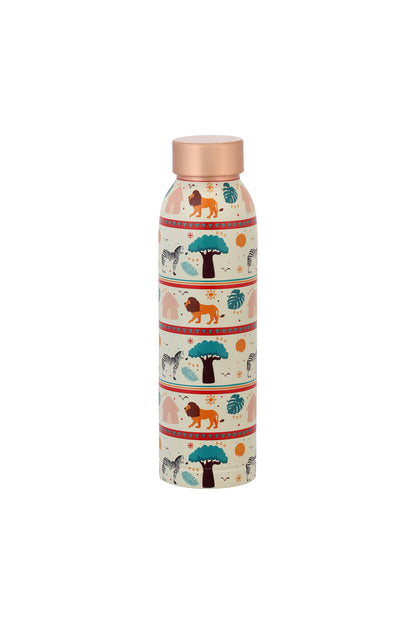 Oreo - African Print Pure Copper Bottle