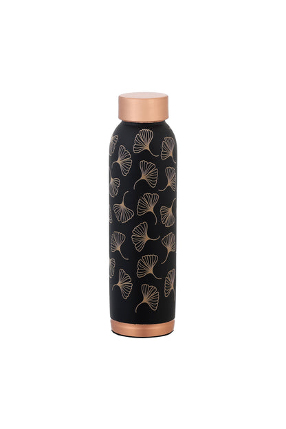 Oreo - Mashroom Pure Copper Bottle (Black)
