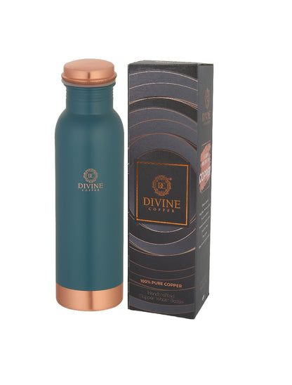 PIE-  Green Pure copper bottle