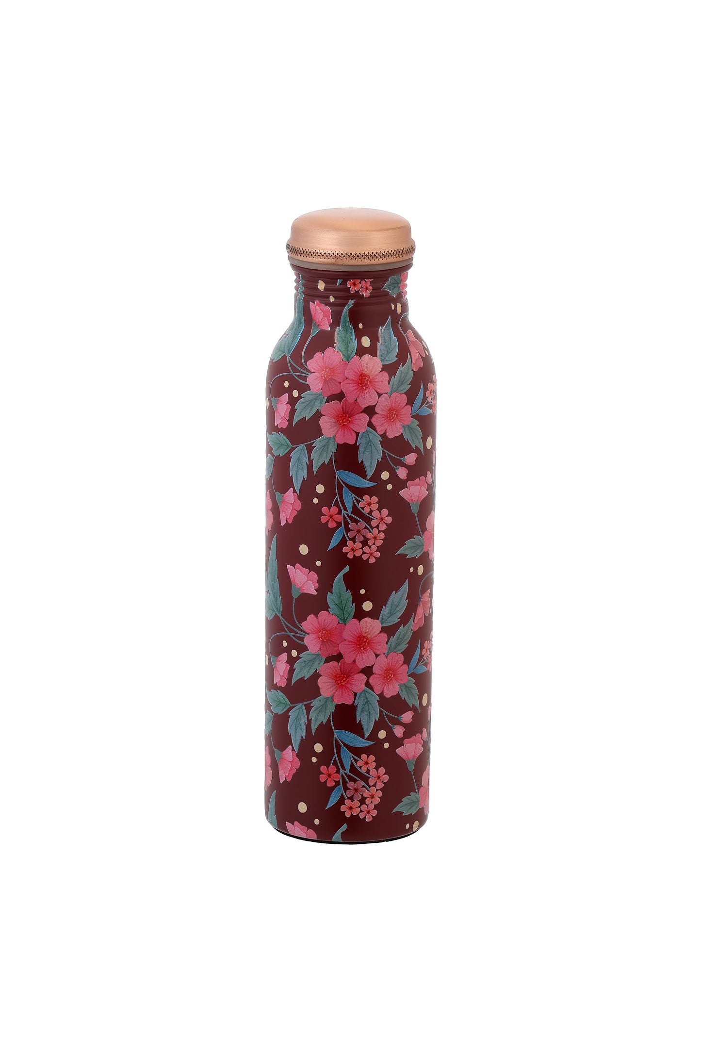 PIE -  Flower Print Pure Copper Bottle