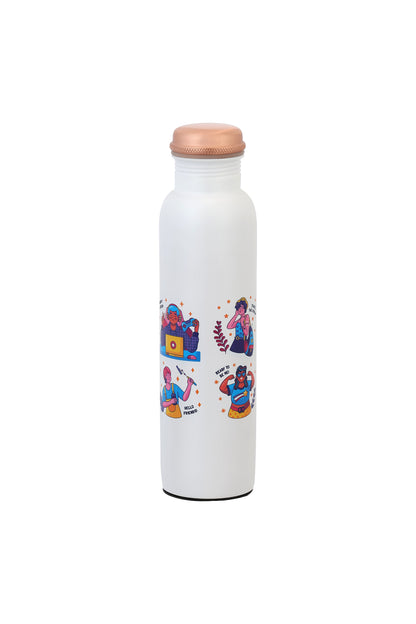 PIE - Genz Print With Pure Copper Bottle