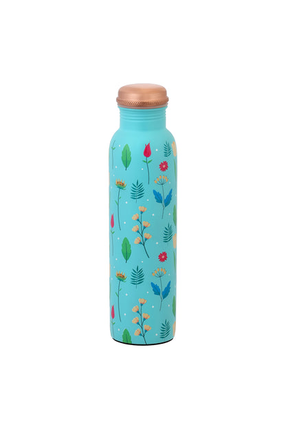 PIE -  Spring Flower Print Pure Copper Bottle