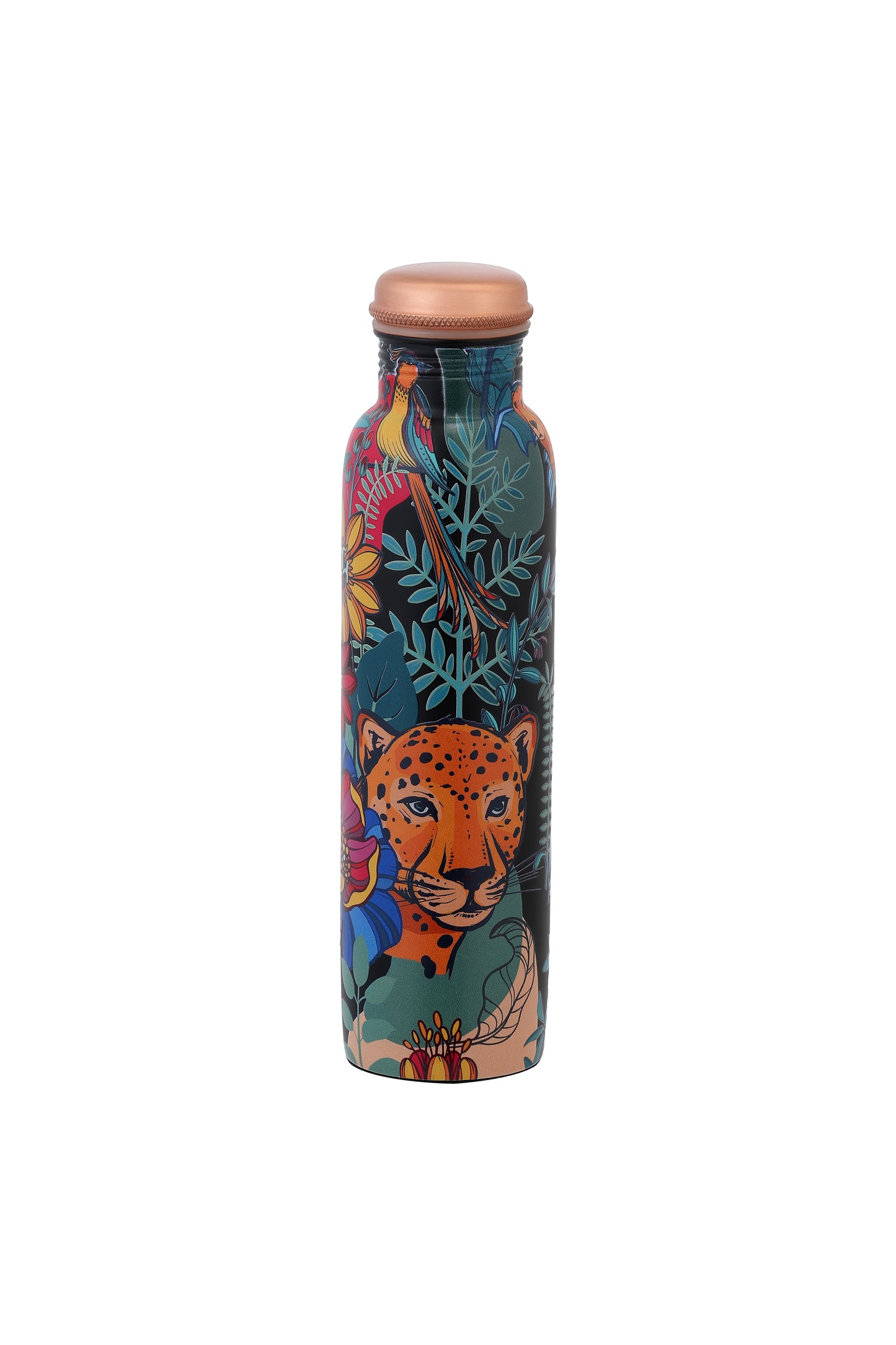 PIE - Wild Animals Print Pure Copper Bottle